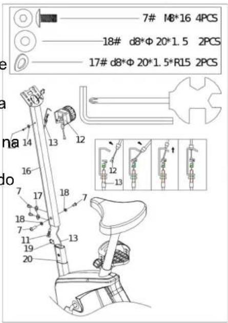 7# M8*16 4PCS 18# d8*Φ 20*1.5 2PCS 17# d8*Φ 20*1.5*R15 2PCS
