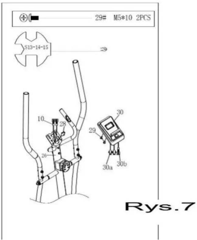 29# M5*10 2PCS S13-14-15 10 28 26 30 29 30a 30b Rys.7