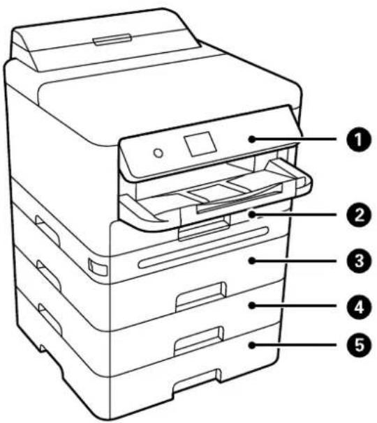 EPSON WorkForce Pro WF-M5899DWF - Przód - 1
