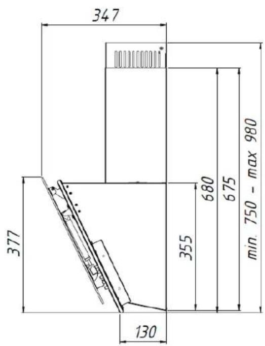 347 377 355 680 675 min. 750 - max 980 130