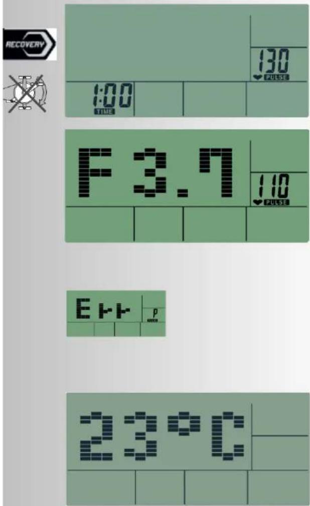 KETTLER Axos Nova P - Zakończenie treningu i tryb standby - 1