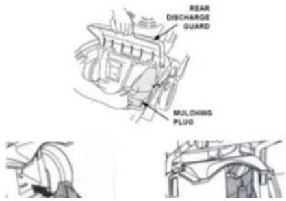 REAR DISCHARGE GUARD MULCHING PLUG