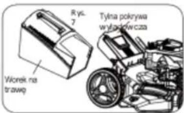R. Yc. 7 Worek na trawę Tylna pokrywa wykiewiczna