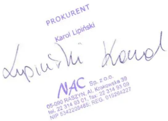 NAC TC-NA20-B20-45-L-RH - Deklaracja zgodności WE - 1