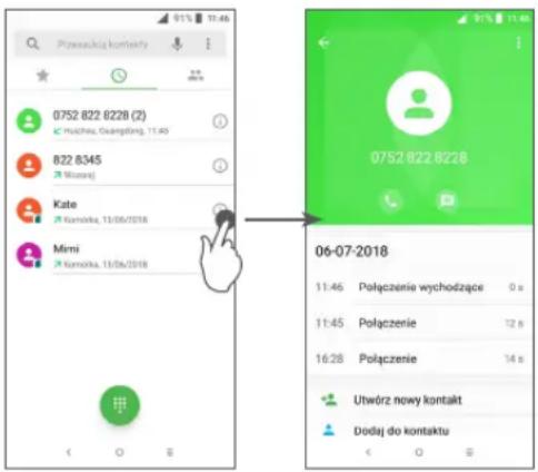 0752 822 8228 (2) Muchie, Okampfung, 11:45 822 8345 Narosej Kate Komińka, 13/06/2018 Mimi Komińka, 13/06/2018 0752 822 8228 06-07-2018 11:46 Połączenie wychodzące 0 s 11:45 Połączenie 12 s 16:28 Połączenie 14 s Utwórz nowy kontakt Dodaj do kontaktu