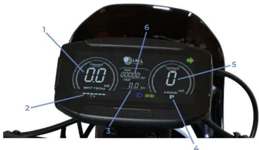 1 2 3 4 5 6 7 8 9 0.0 0.0 km 0.0 km 0.0000 km TWP P MODE P BATTERY 0.0 kW IN L 1 2 3 4