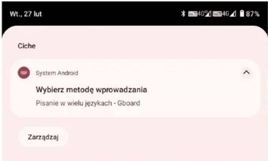 Wt., 27 lut Ciche System Android Wybierz metodę wprowadzania Pisanie w wielu językach - Gboard Zarządzaj