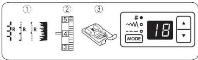 JANOME Juno E1030 - Ścieg muszelkowy - 1