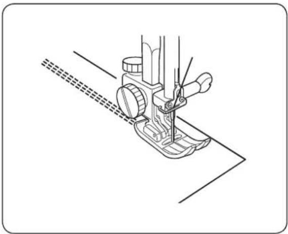 JANOME HD1800 - Potrójny ścieg prosty (elastyczny) - 1