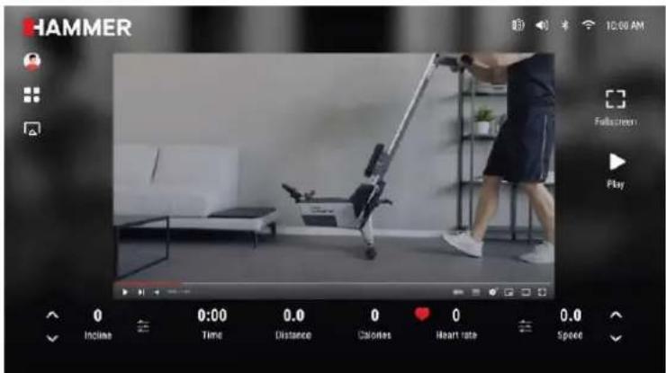 HAMMER 10:00 AM Fullscreen Play Incline Time Distance Calories Heart rate Speed