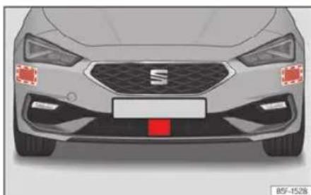 SEAT Leon ST (2026) - Czujniki i kamery wspoma- gające jazdę - 1