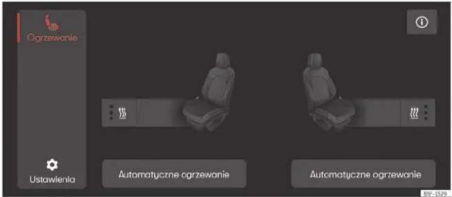 Ogrzewanie Ustawienia Automatyczne ogrzewanie Automatyczne ogrzewanie 89-1529