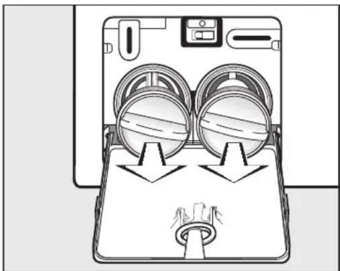 MIELE W 860 WCS - Proces opróżniania - 2