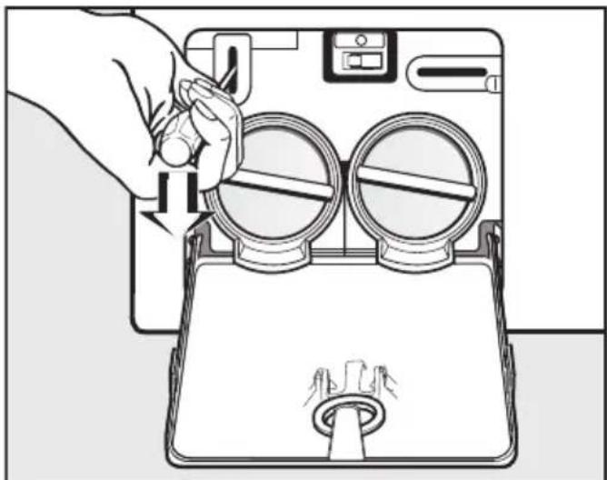 MIELE W 860 WCS - Otwieranie drzwiczek - 1