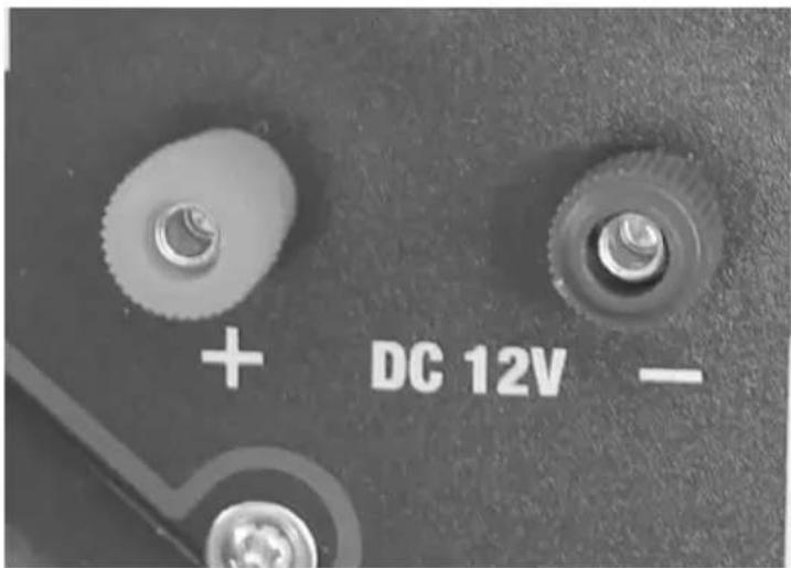 + DC 12V -