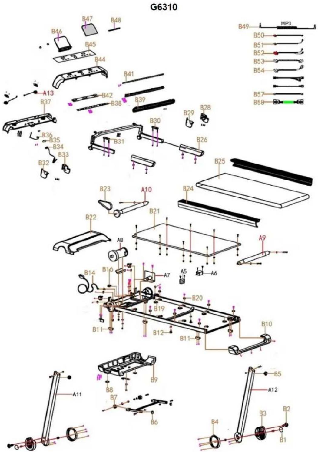 G6310 B46 B47 B48 B45 B44 B41 B39 B29 B28 B26 B25 A13 B37 B36 B35 B34 B33 B32 A10 B23 B21 B24 A8 A9 B14 B16 A7 A5 A6 B19 B20 B11 B12 B10 B9 A11 B8 B7 B6 B5 MP3 B50 B51 B52 B53 B54 B57 B58