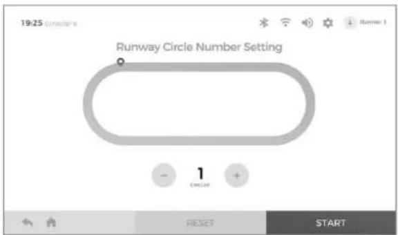 19:25 Oracle Runway Circle Number Setting - 1 Cancel RESET START