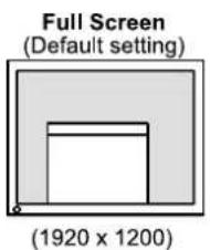 EIZO FlexScan S2031WH - • To change screen size [Screen Size] - 1
