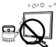 EIZO FlexScan S2031WH - Set the unit in an appropriate location. - 1
