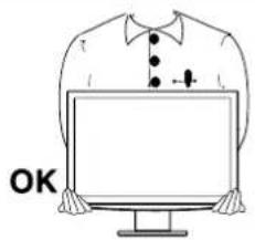 EIZO FlexScan S2031WH - When handling the unit, grip the bottom of the unit firmly with both hands ensuring the panel faces outward before lifting. - 1