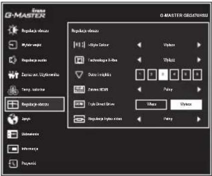 IIYAMA G-Master Red Eagle G2470HSU-B1 - Regulacje obrazu Image Adjust - 1