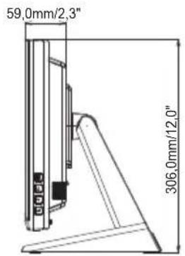 IIYAMA ProLite T1731SAW - WYMIARY : ProLite T1531SR / ProLite T1531SAW / ProLite T1532SR - 2
