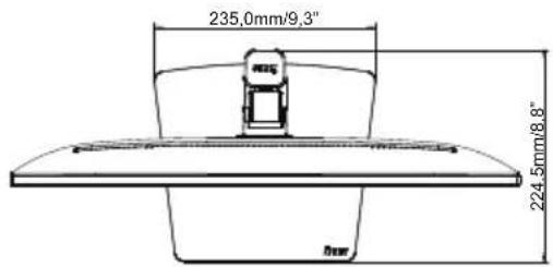 IIYAMA ProLite XUB2494HS-B2 - WYMIARY : ProLite XUB2494HS(U) - 3