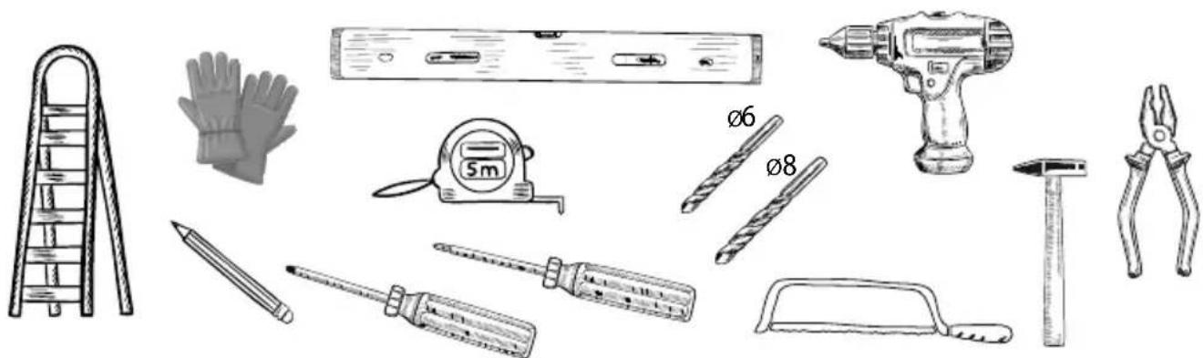 Afrelli Riva Classic - Narzędzia instalacyjne i przygotowanie do montażu - 1