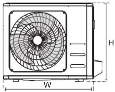 Ariston Thermo Alys C-25 - WYMIARY MONTAŻU URZĄDZENIA - 2