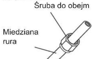 Śruba do obejm Miedziana rura