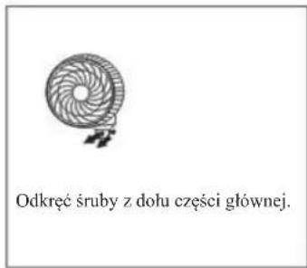 Odkręć śruby z dołu części głównej.