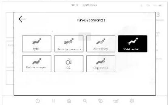 Funkcje pomocnicze Optics Ponstka powercrone Aokt on step Yokt on step Kothecan step O2- Cieplacola