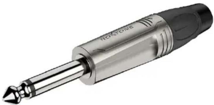 ROXTONE RJ2P-NN - Wtyk typu Jack 6.3mm mono Roxtone RJ2P-NN - 1