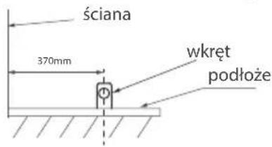ściana 370mm wkręt podłoże