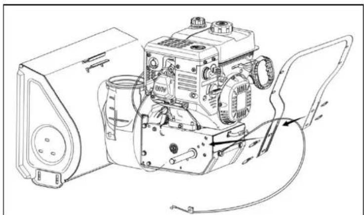NAC STP212L-76-EB-K - Montaż dolnego uchwytu - 1