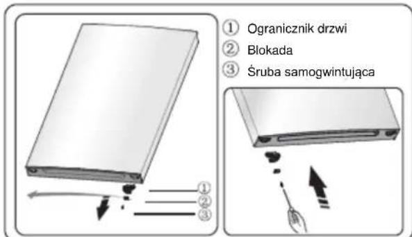 HISENSE RB440N4BW1 - Zmiana kierunku otwierania drzwi - 12