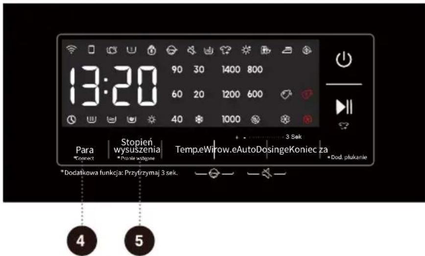HISENSE WD3S8045BT - Start/Pauza - 1