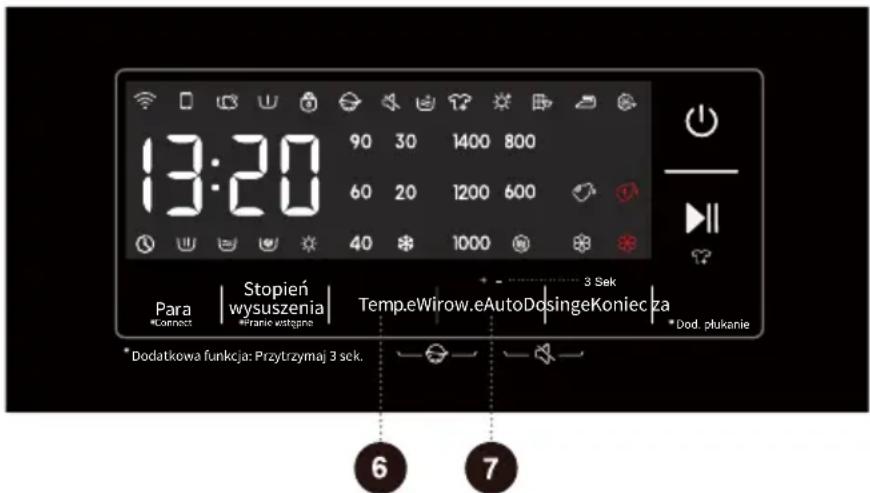 HISENSE WD3S8045BT - \*Pranie wstępne Ⓤ - 1