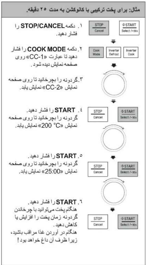 LG MC65SCR - آشپزی با چخت کانوکشن تركیدی - 1