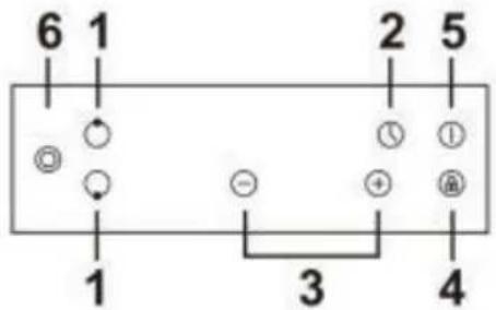 Berg BRGC 605 - Panel sterujący - 1