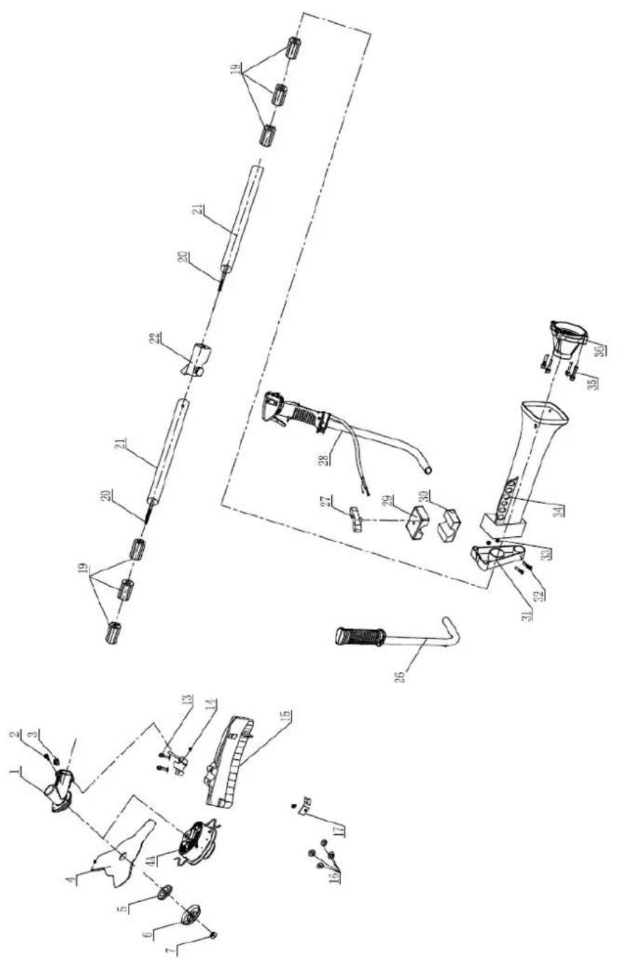 Handy Prime HK52AV - Rysunek złożeniowy nr 1 i 2 - 1