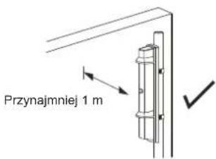 Przynajmniej 1 m