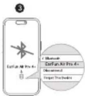 EarFun Air Pro 4+ - Resetowanie i ponowne połączenie - 3