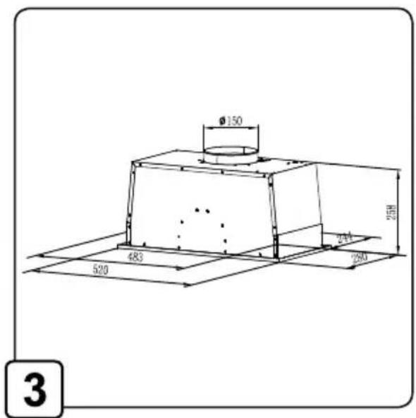 Ø150 25H 244 280 483 520 3