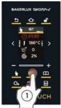 Unox BAKERLUX SHOP.Pro TOUCH XEFR-06EU-ETRV-MT - Zapisywanie pieczenia i następnie jego włączanie - 3