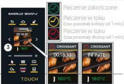 Unox BAKERLUX SHOP.Pro TOUCH XEFR-04HS-ETLV - PRZYWOŁYWANIE PRZEPISU Z PAMIĘCI - 9