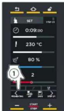 Unox BAKERLUX SHOP.Pro MASTER XEFR-04EU-EMRV - TRYB PRZYCISKÓW (zobacz rys. S2) - 3