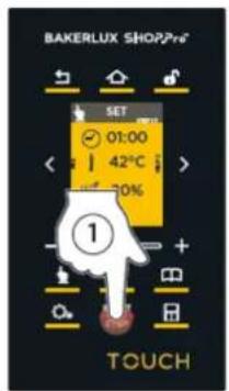 Unox BAKERLUX SHOP.Pro TOUCH XEFR-04EU-ETDP - Bezpośrednie włączanie wyrastania - 1