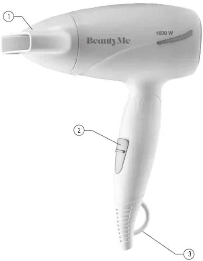 1 BeautyMe 1600 W 2 3