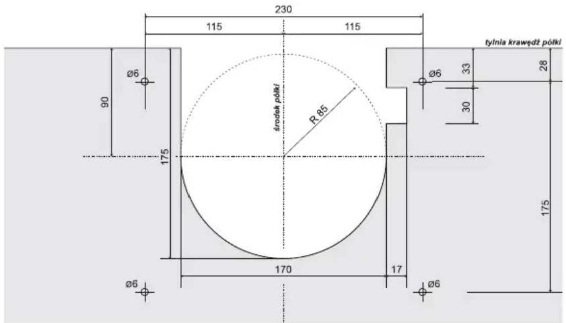 Afrelli Prima Glass - SZCZEGÓŁOWA INSTRUKCJA MONTAŻU DLA OKAPU: AW-9R PRIMA GLASS - 4